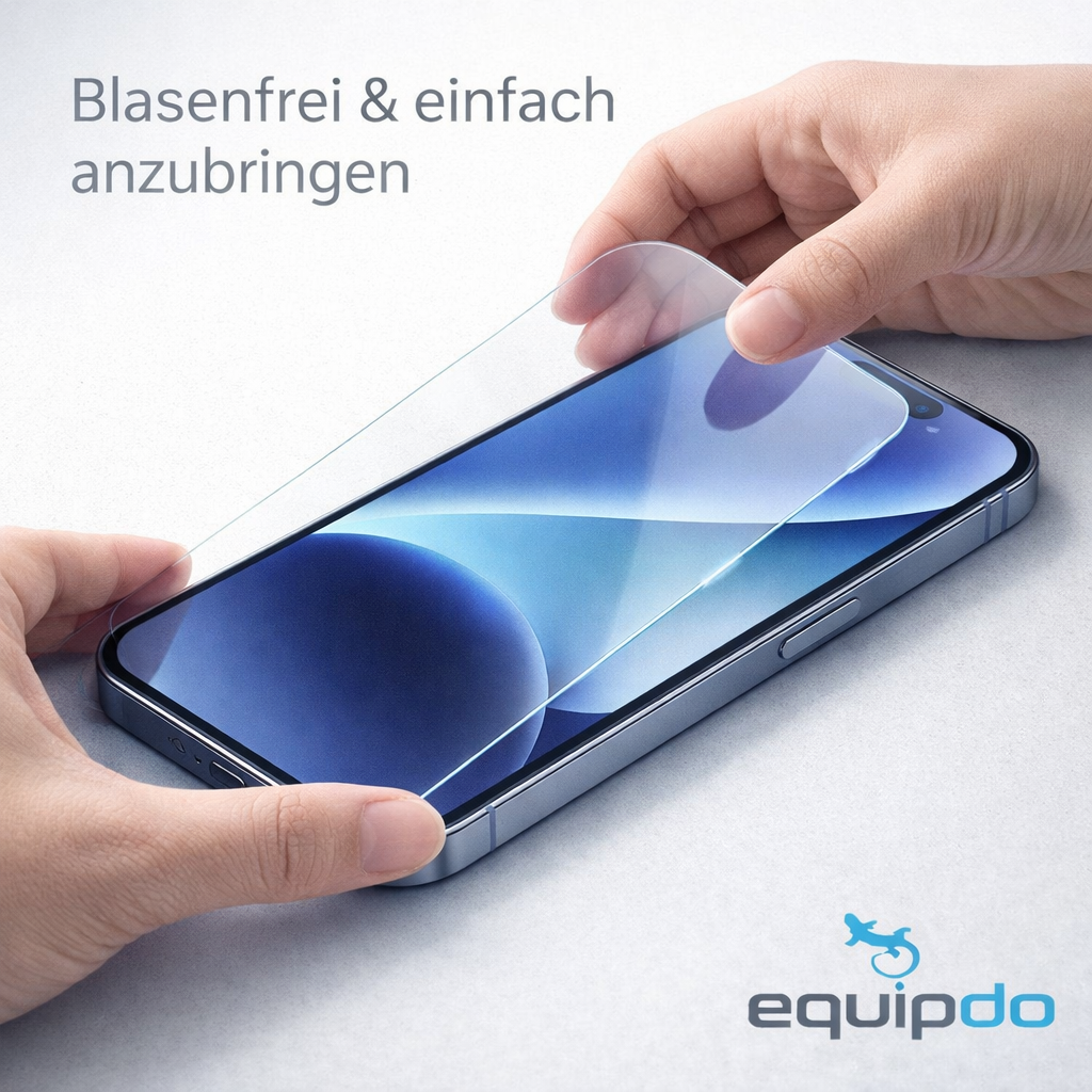 iPhone 16 Pro Panzerglas aus chemisch gehärteten Glas