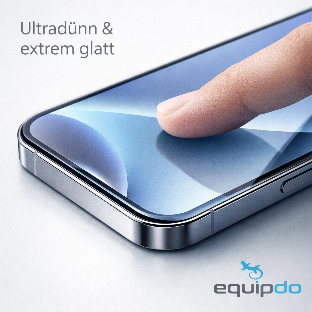 iPhone 17 Panzerglas aus chemisch gehärteten Glas