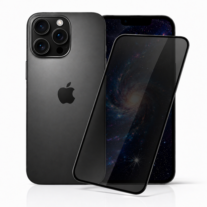 Equipdo iPhone 16 Pro Max Sichtschutz Panzerglas Privacy