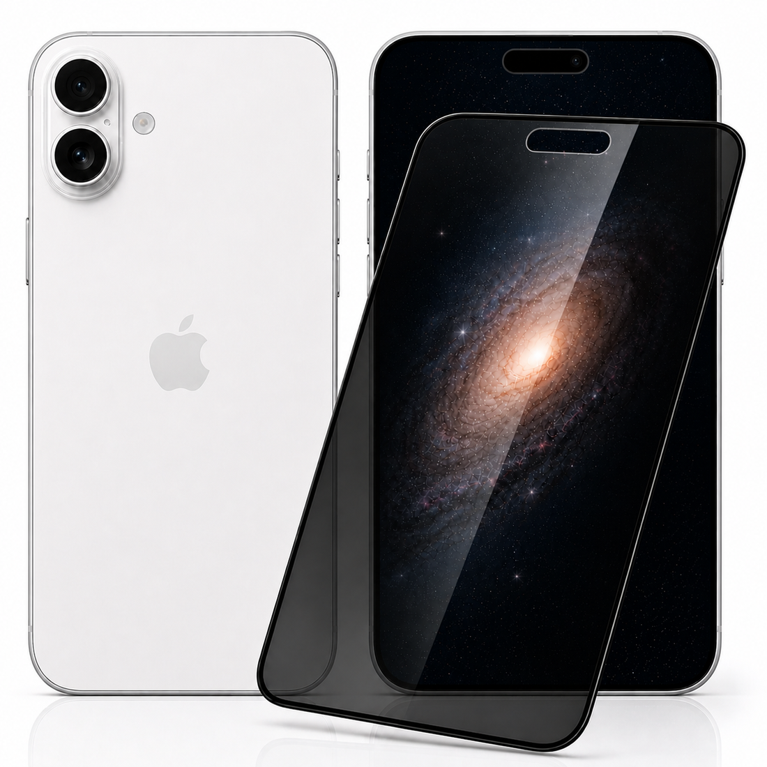 Equipdo iPhone 16 Sichtschutz Panzerglas Privacy