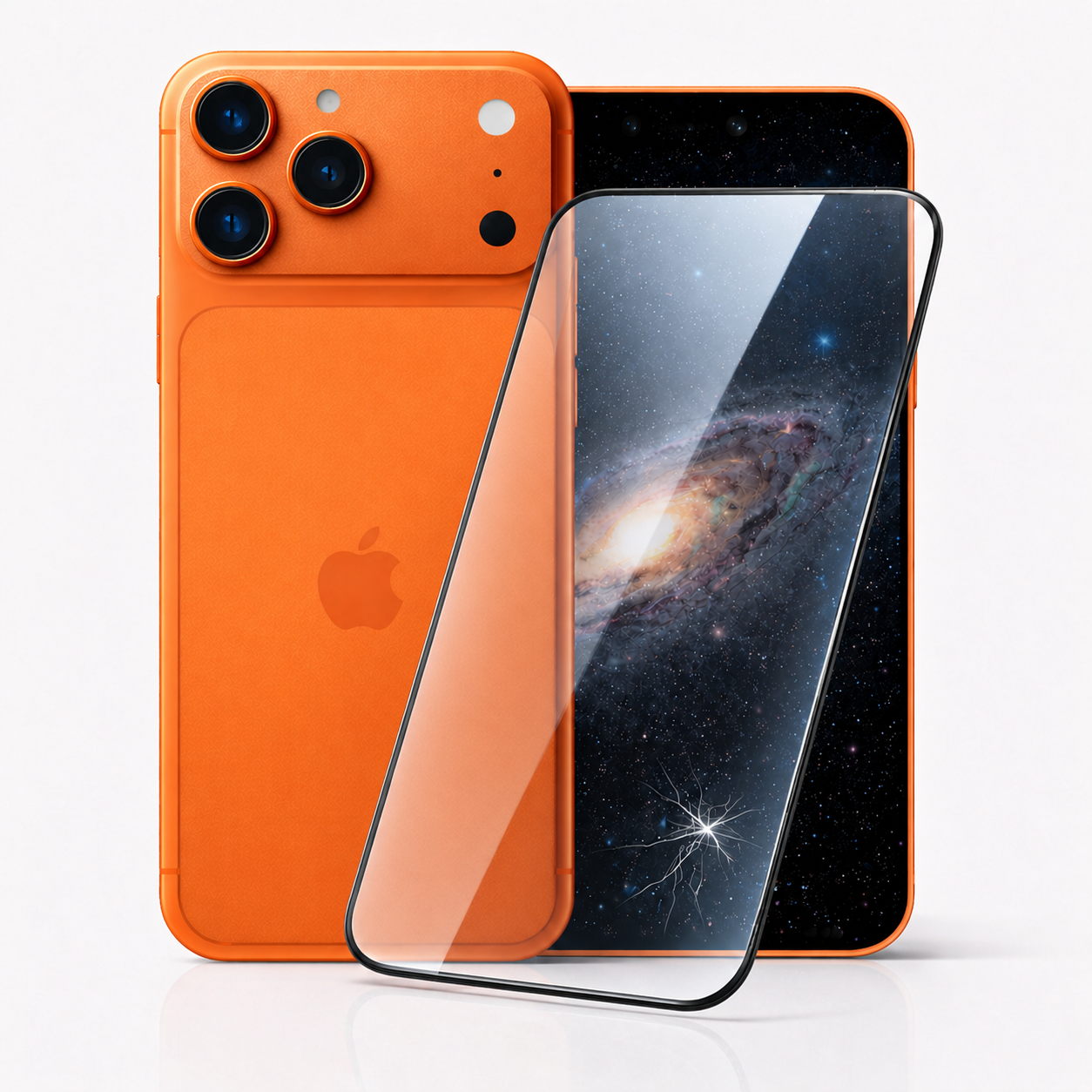 Equipdo iPhone 17 Pro Max Panzerglas Full Cover mit schwarzen Rand