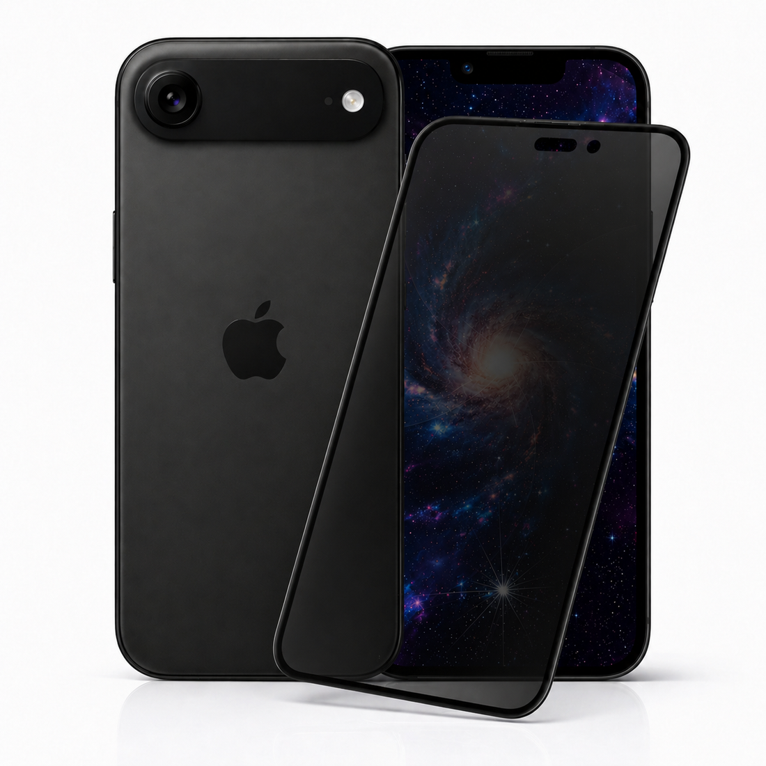 Equipdo iPhone Air Sichtschutz Panzerglas Privacy