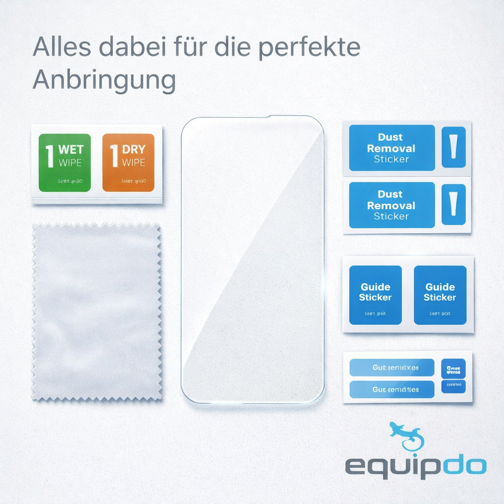 iPhone 17 Panzerglas aus chemisch gehärteten Glas
