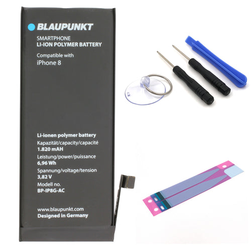 Blaupunkt Akku für iPhone 8 inkl. Reparaturset