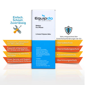 Equipdo iPhone 6 Plus Akku Reparaturset